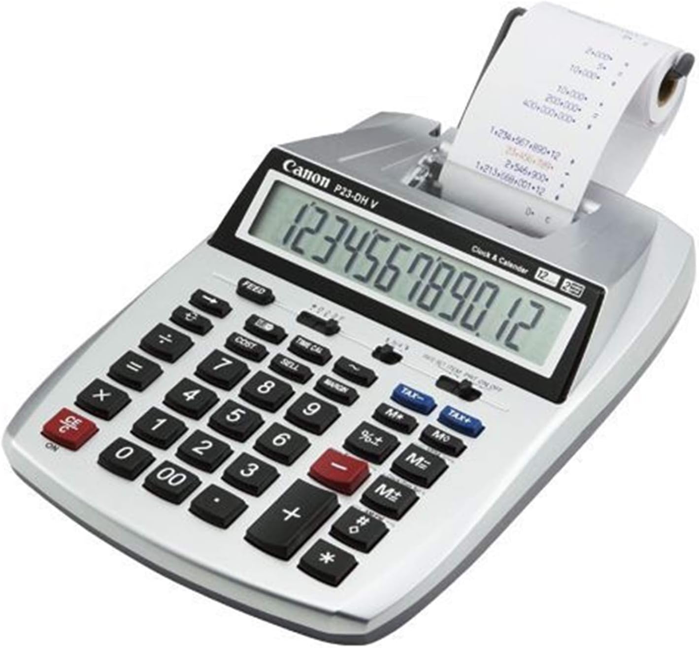 Canon P23-DHV Printing Calculator 12-Digit 2-Color