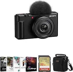 Sony ZV-1F Vlog Camera Bundle Black