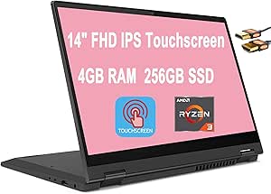 Lenovo Flex 5 14-inch FHD Touchscreen 2-in-1 Laptop Ryzen 3 — main product image