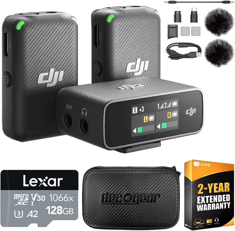 DJI E1DJIMIC Wireless Microphone System Audio Recorder Bundle — main product image