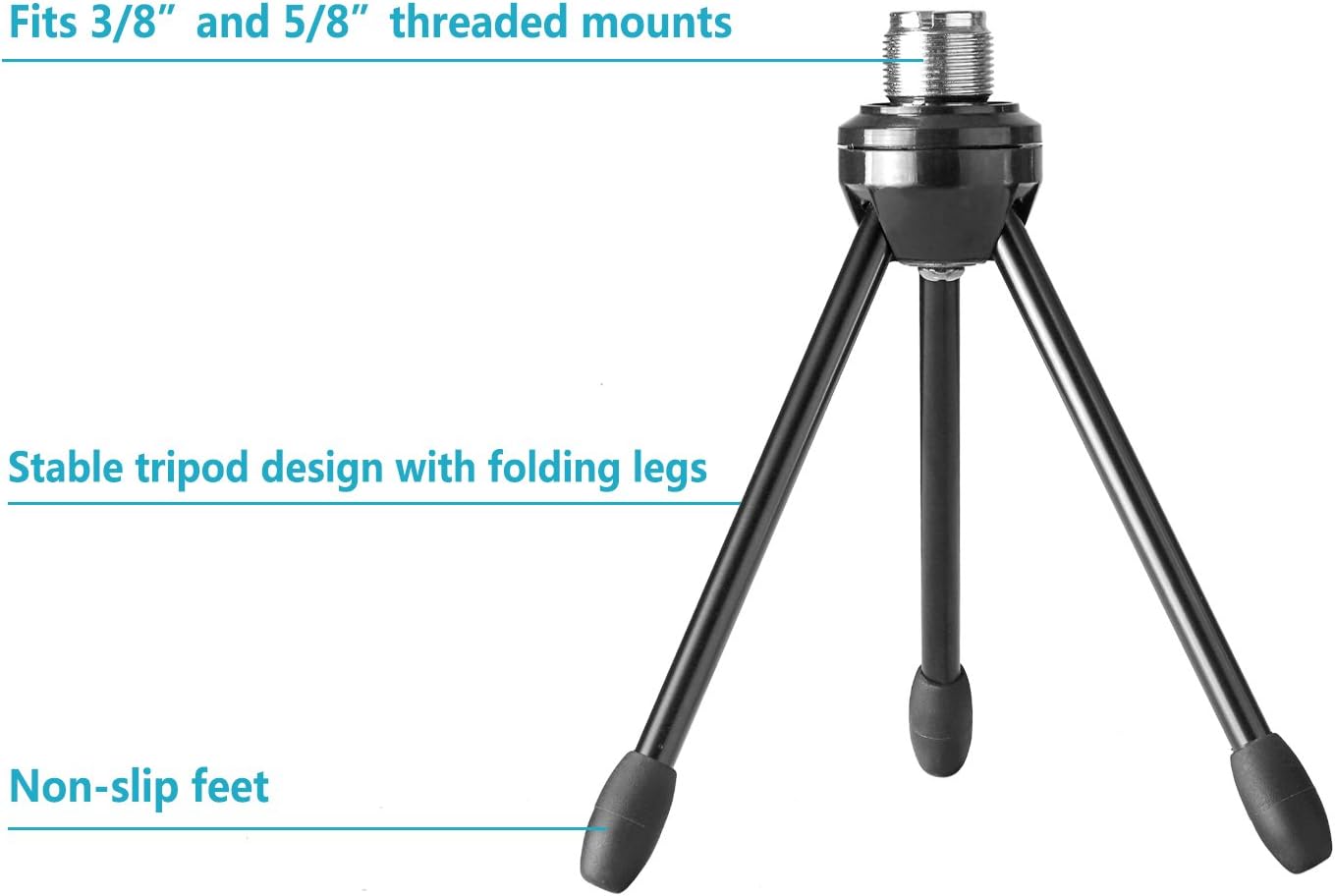 Neewer 2724571552345 Desktop Microphone Tripod Stand