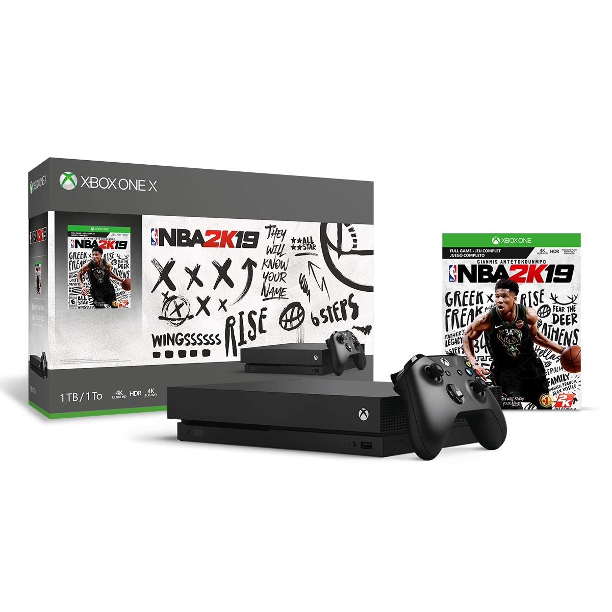 Microsoft CYV-00070 Xbox One X NBA 2K19 Bundle