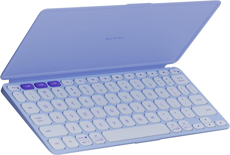 Logitech 920-012920 Keys-to-GO 2 Lilac Bluetooth Keyboard — main product image