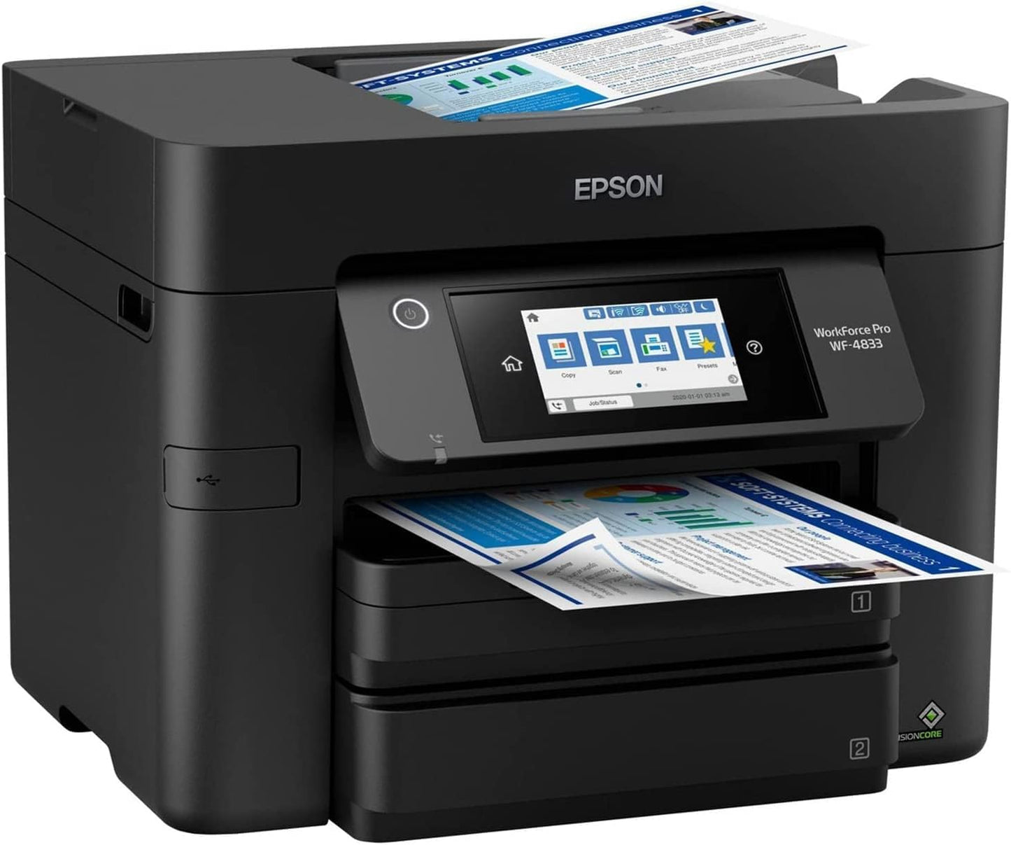 Epson Workforce Pro WF-4833 Wireless Color Inkjet Printer