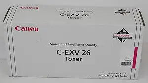 Canon 1658B006 C-EXV 26 Magenta Toner Cartridge
