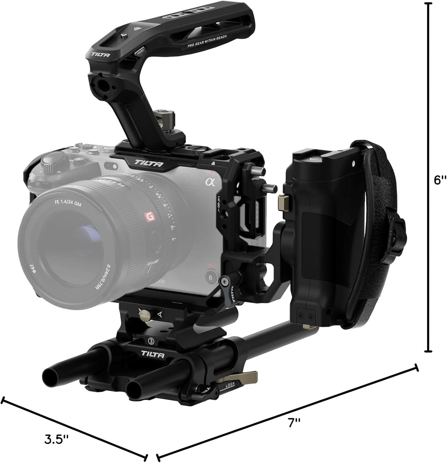Tilta TA-T16-C-B TX Sony FX3/FX30 Camera Cage Pro Kit