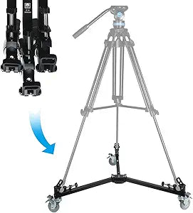 Sirui DT-06 Professional Video Tripod Dolly - Smooth Movement