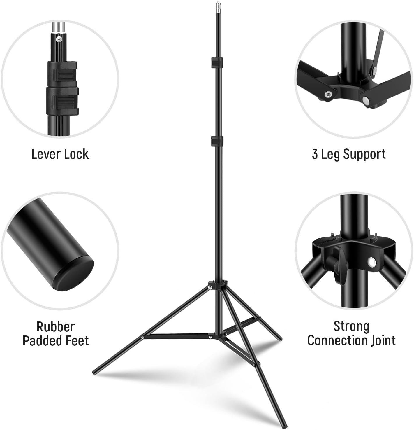 Neewer 90084538 7ft Photography Light Stands 2-Pack