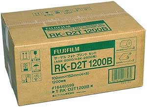 Fujifilm ASK-2K-RIBBON 4x6 Dye Sub Media 1200 Prints