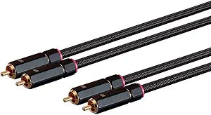 Monoprice 138076 RCA Stereo Audio Cable 3ft