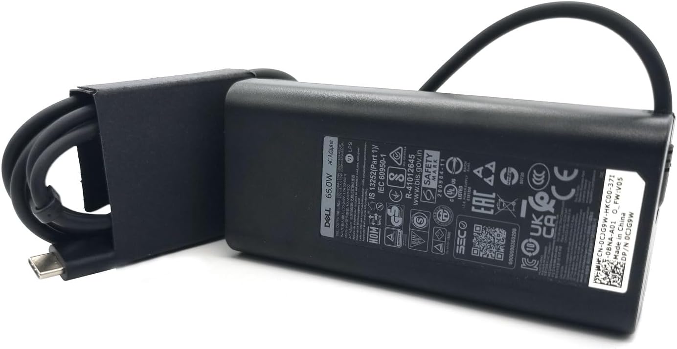 Dell HKA65NM200 65W USB-C Laptop Charger Adapter