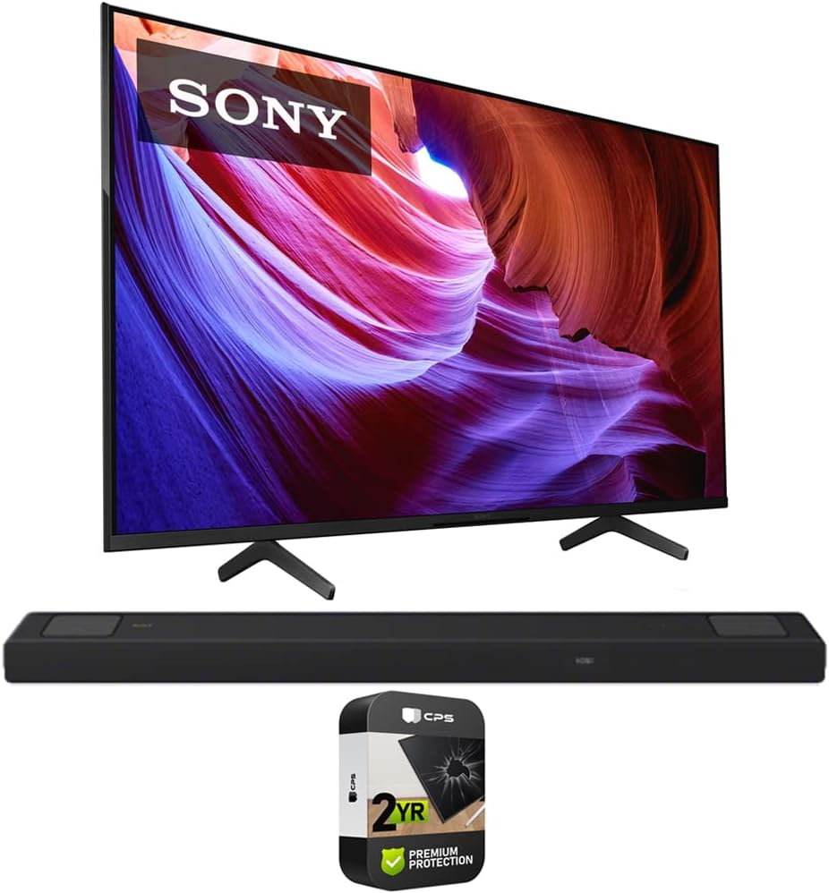 Sony E75SNKD75X85K 75" 4K HDR TV Soundbar Bundle