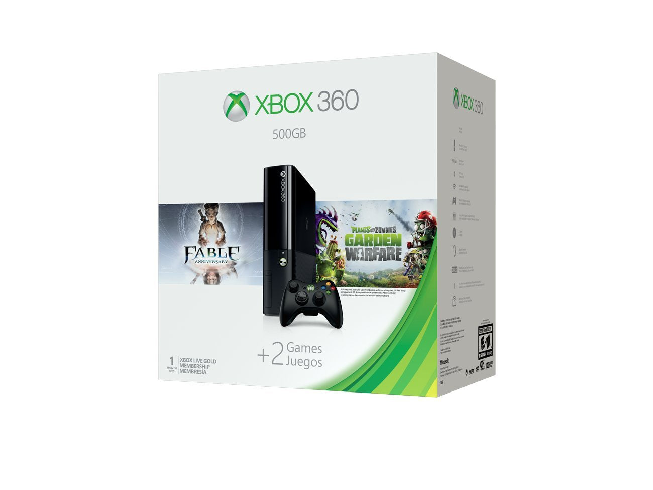 Microsoft 3M4-00001 Xbox 360 500GB Game Bundle