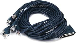 Monoprice 101199 6ft HD68M/8 Legs RJ45 Cable