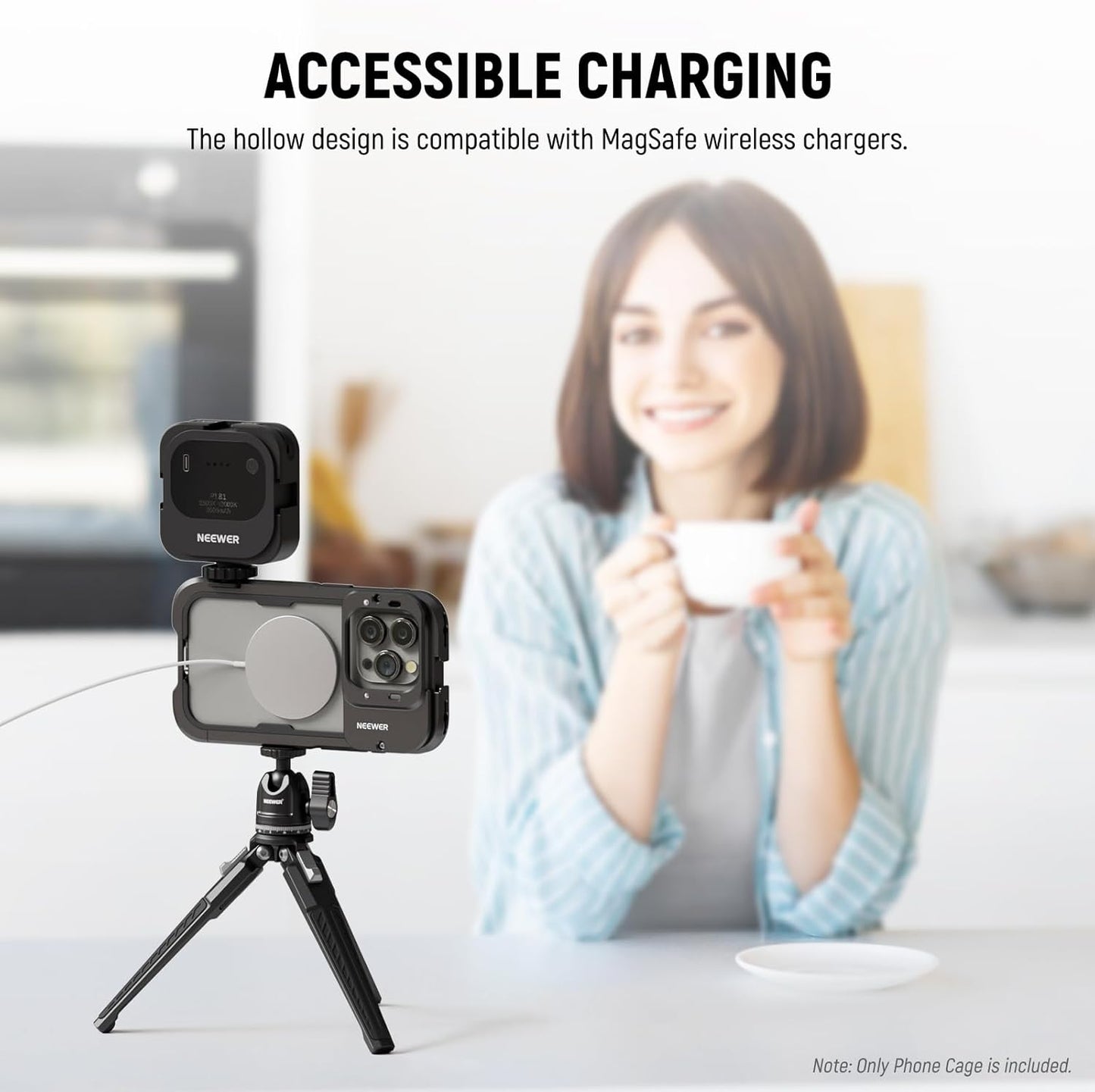 Neewer 15 Pro Phone Cage Video Rig iPhone