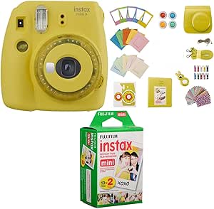Fujifilm Instax Mini 9 Instant Film Camera Bundle