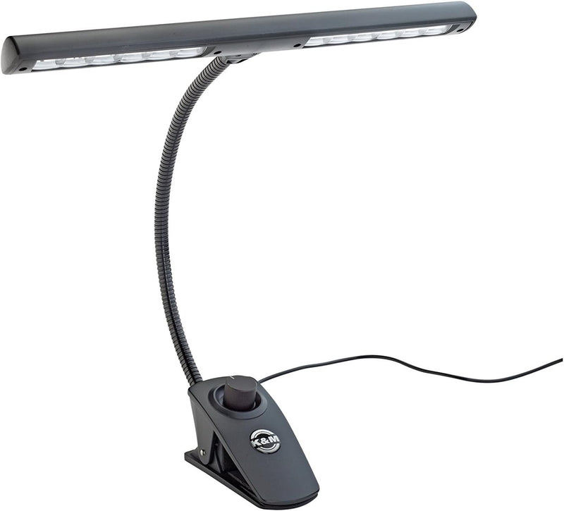 K&M 12295-000-55 LED Music Stand Light Dimmable — main product image