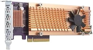 QNAP QM2-4P-384A Quad M.2 PCIe SSD Expansion Card — main product image