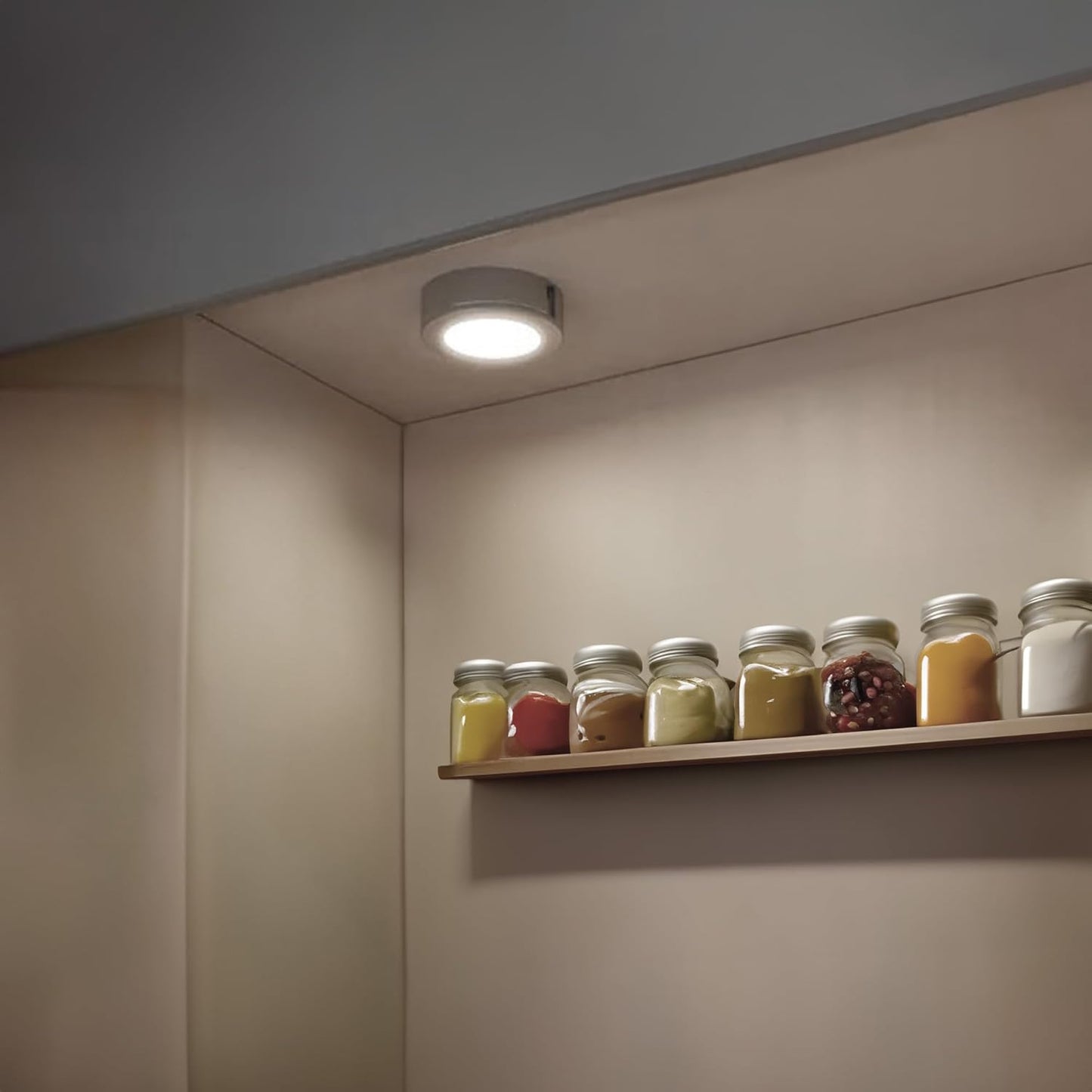 GE LED Puck Lights Dimmable Under Cabinet Lighting - 5 Pack