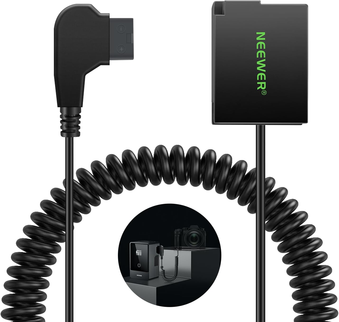 Neewer 10104300 D-Tap to DMW-BLC12 Dummy Battery