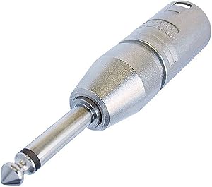 Neutrik NE251 XLR Male to Mono Plug Adapter