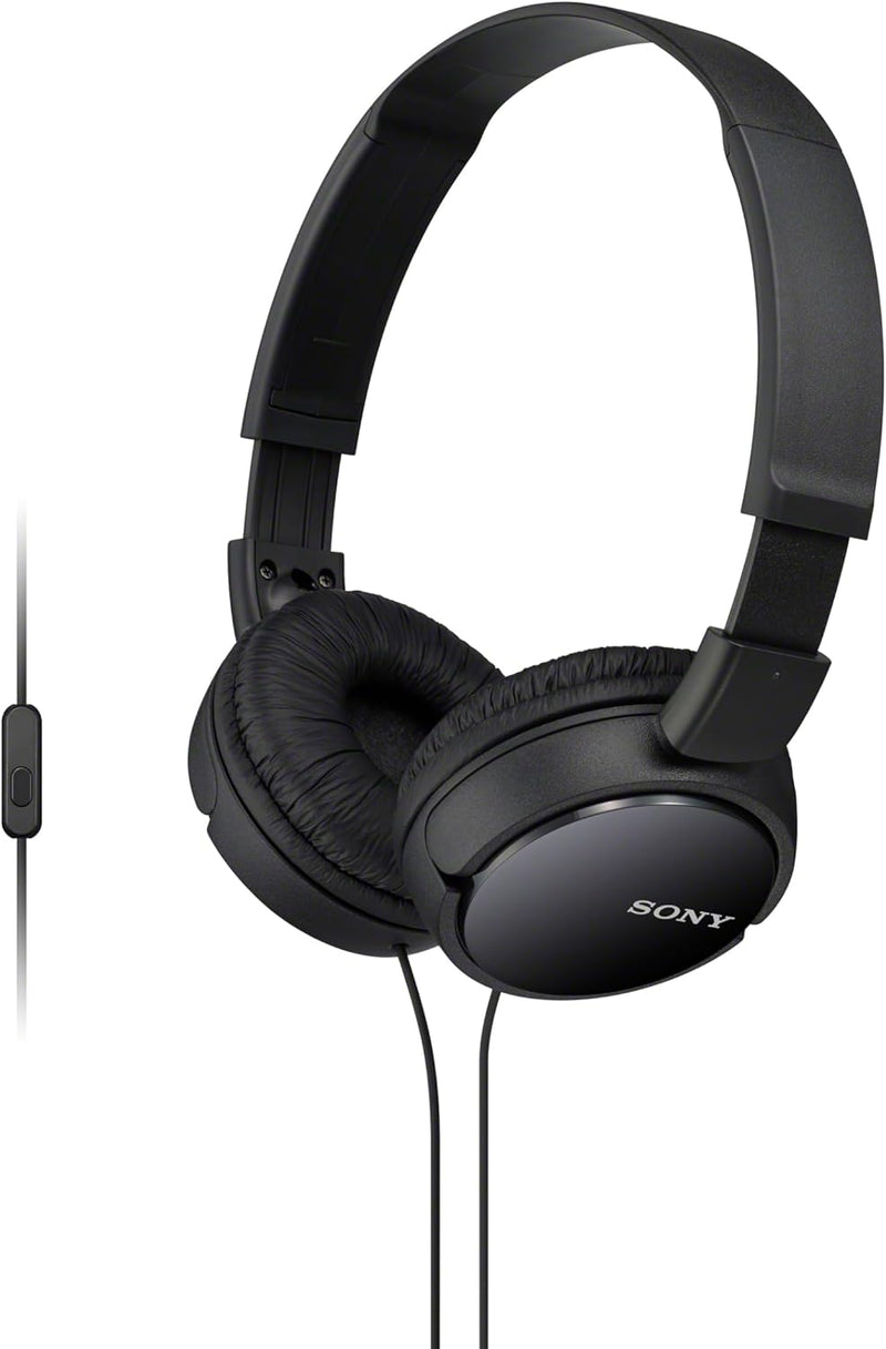 Sony MDRZX110AP/B ZX Series On-Ear Headphones with Mic — main product image