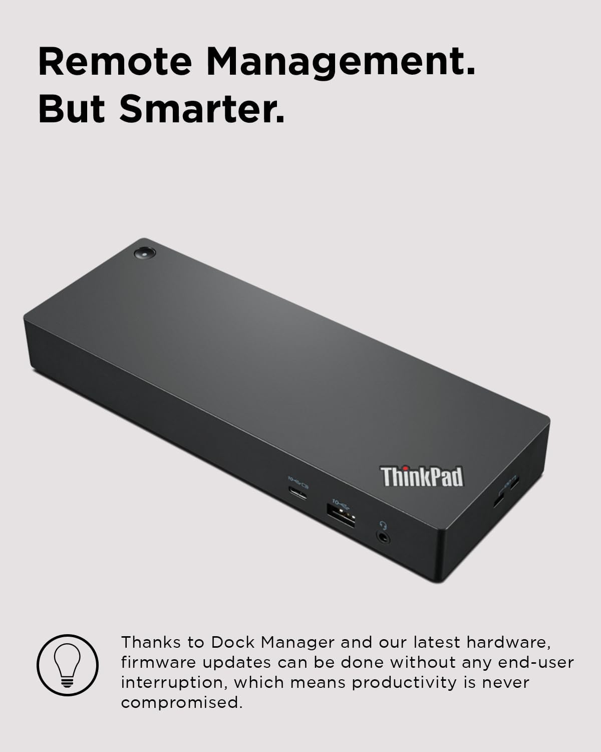 Lenovo ThinkPad Thunderbolt 4 Dock 100W 40B00135UK