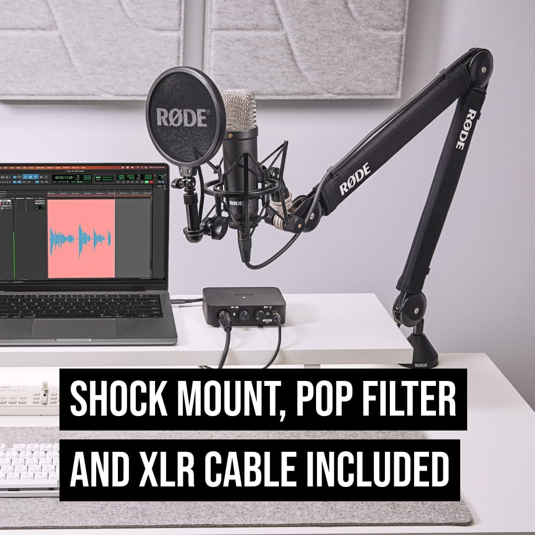 Rode NT1SIGNATUREBLACK Signature Series Condenser Microphone
