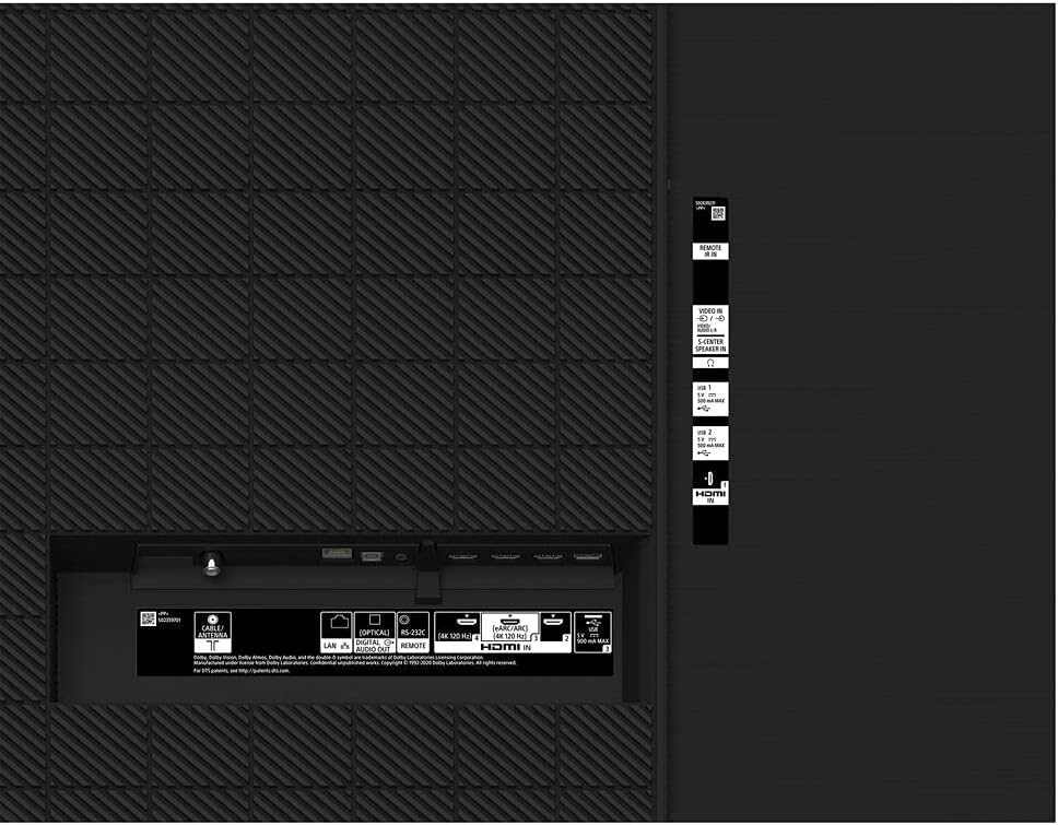 Sony E94SNXR65A80J 65" A80J OLED 4K Smart TV + Protection