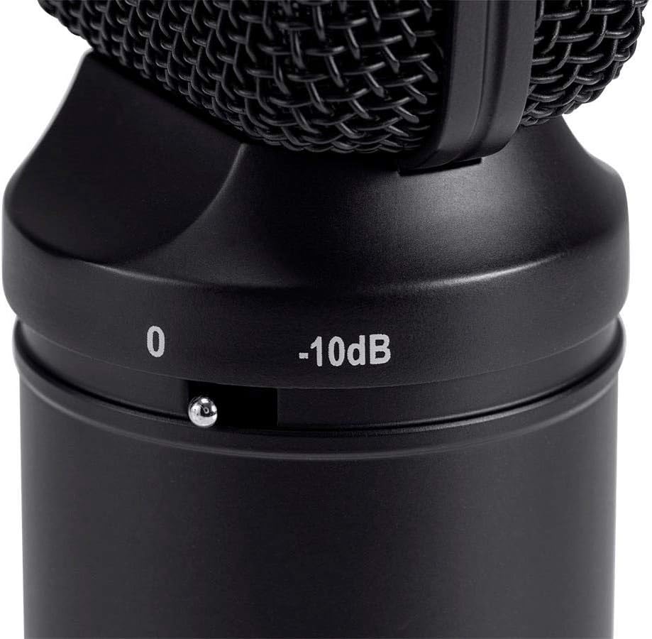 Monoprice 625908 Stage Right Ribbon Microphone Black