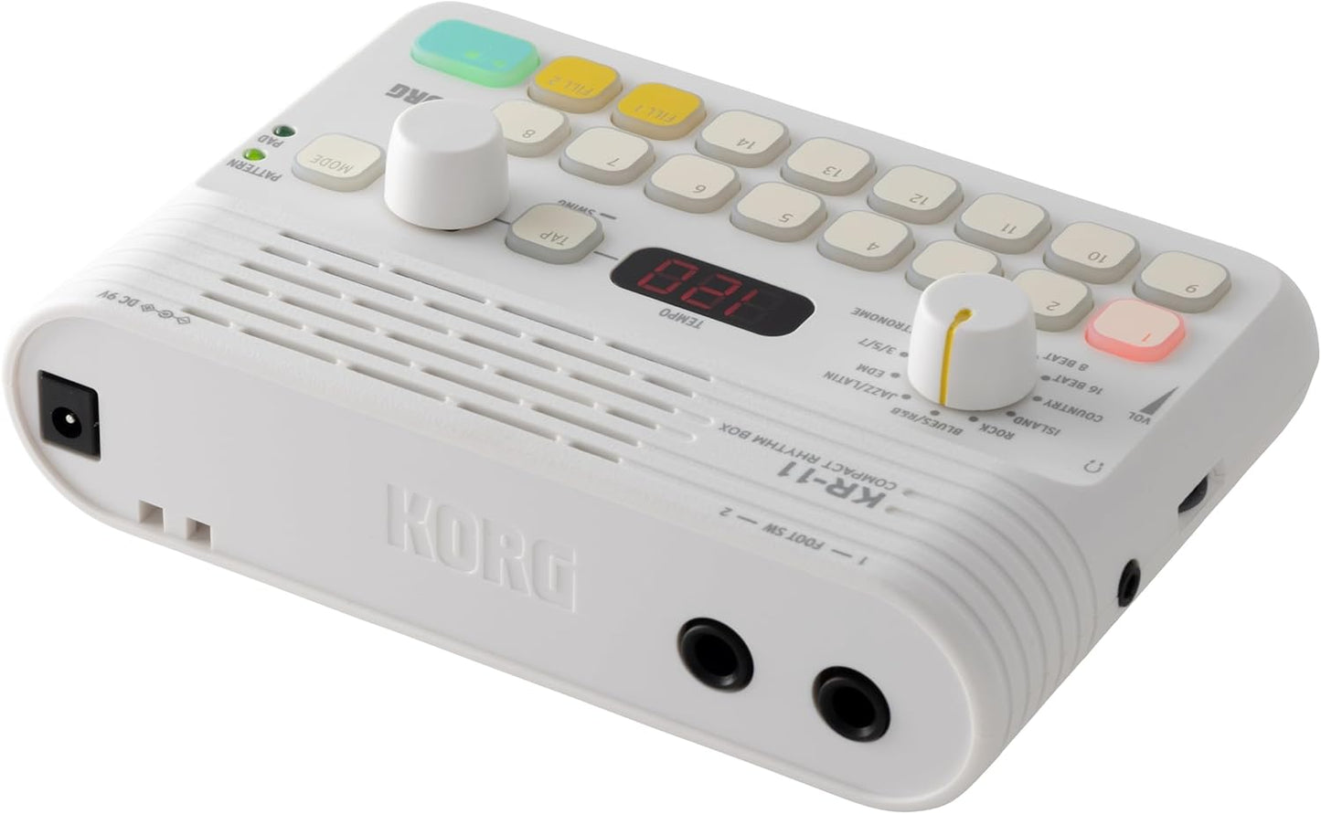 Korg KR11 Compact Rhythm Machine Practice Drum Machine