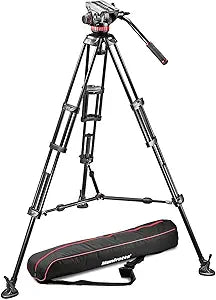 Manfrotto MVH502A,546BK Pro Fluid Video Tripod System