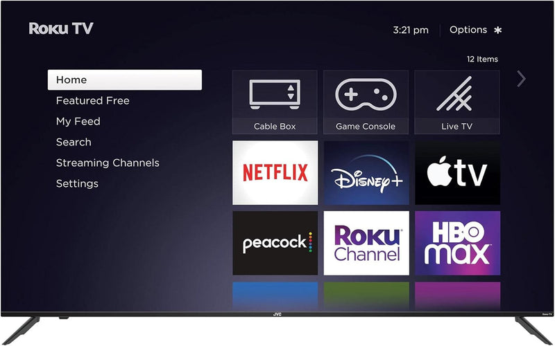 JVC LT75MAW6 75-Inch 4K UHD Roku Smart TV HDR10 — main product image