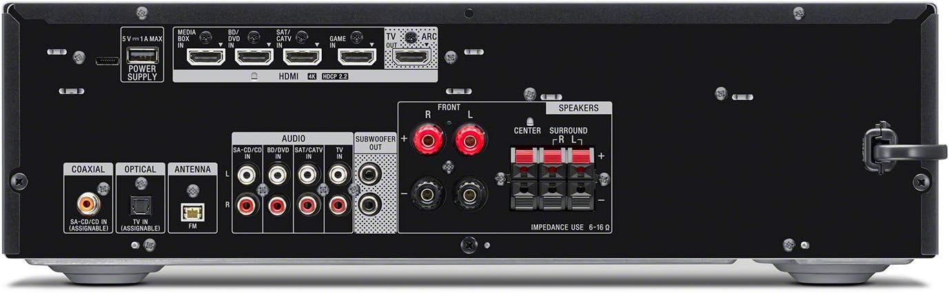 Sony STR-DH590 5.2 AV Receiver & HDMI Cable Bundle