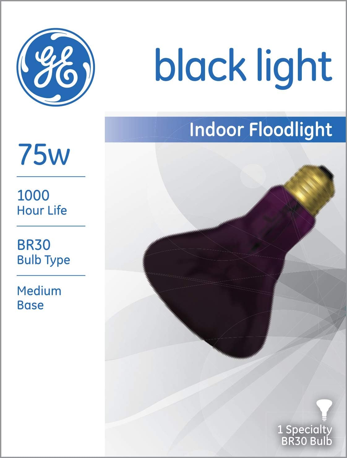 GE 22748 75-Watt R30 Black Light Flood Bulb