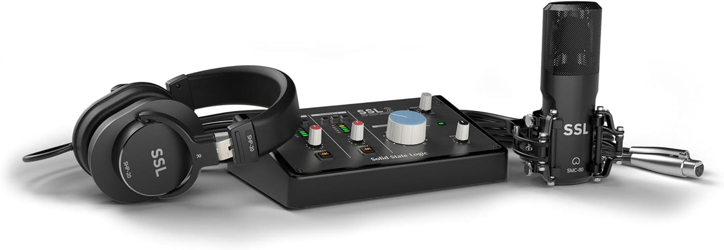 Solid State Logic 729702X1B SSL2 Recording Studio Pack