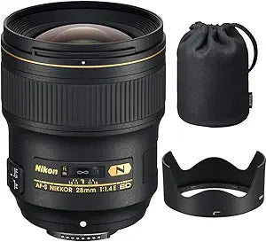 Nikon AF-S NIKKOR 28mm f/1.4E ED FX Renewed Lens
