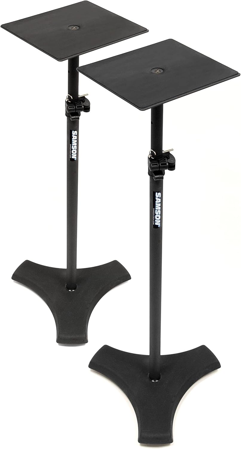 Samson MS300 Studio Monitor Stands - Pair - Adjustable Height