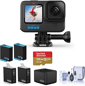 GoPro HERO10 Black 5.3K Action Camera Power Bundle