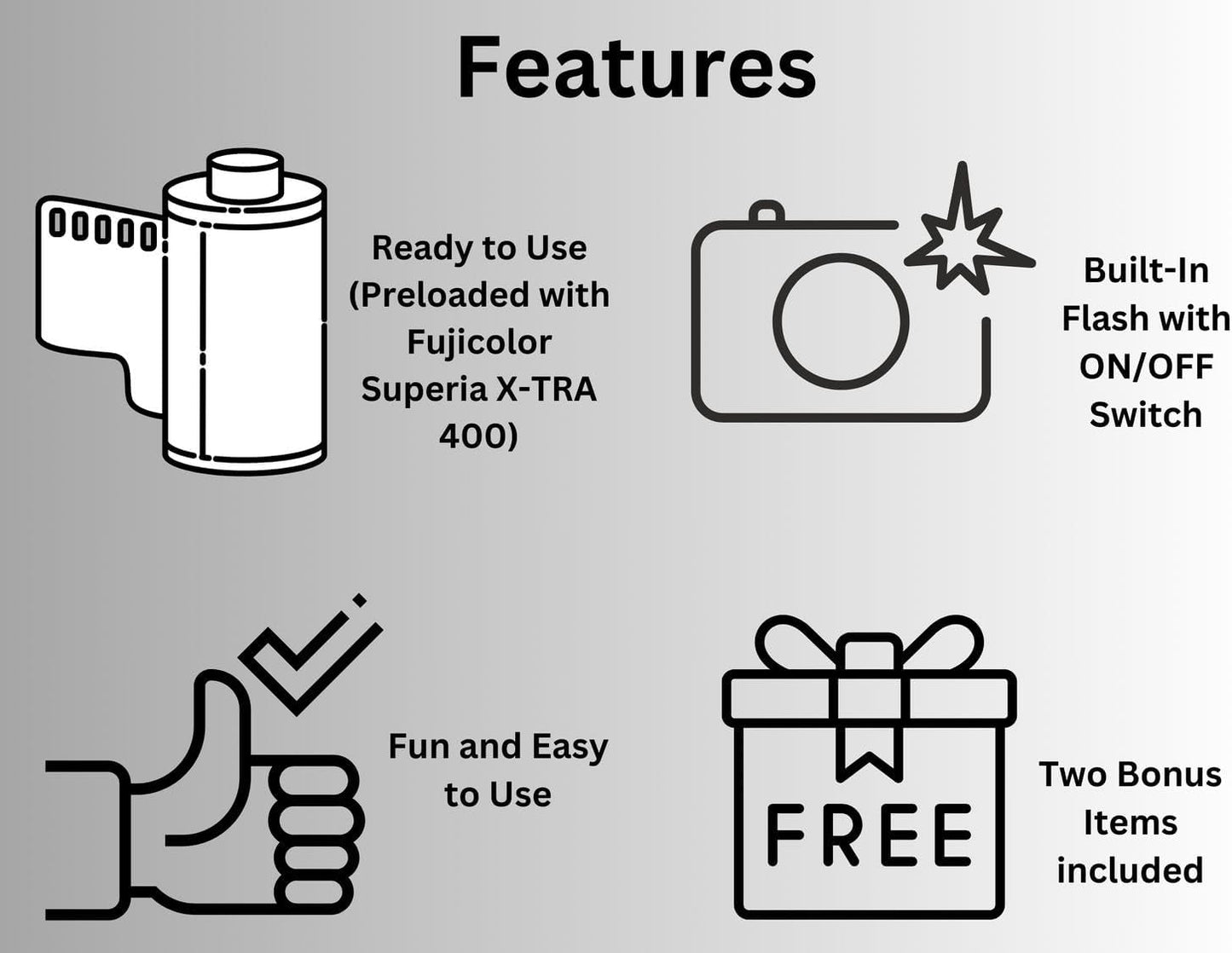 Fujifilm QuickSnap Flash 400 Disposable Camera 3-Pack
