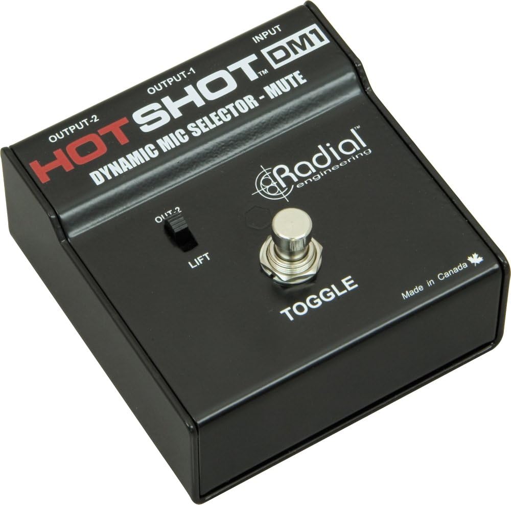 Radial Engineering R800 1500 HotShot DM1 Microphone Mute Footswitch
