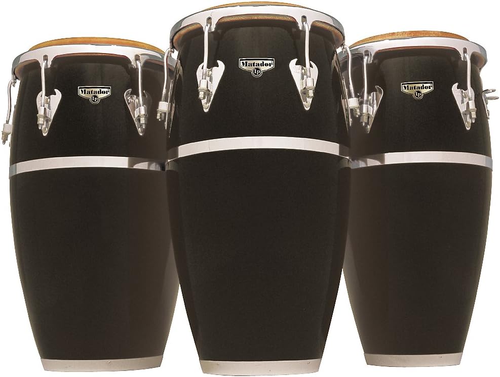 Latin Percussion M652S-BK Matador Fiberglass Conga 11.75"