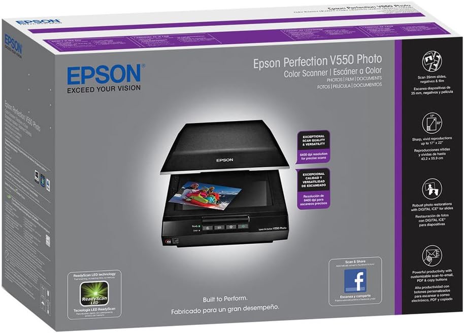 Epson B11B210201 Perfection V550 Photo Scanner