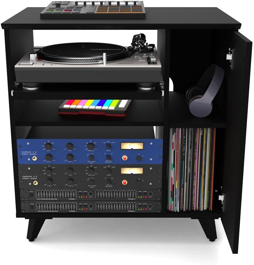 Glorious 246884 Modular Side Rack Black Studio Furniture