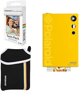 Polaroid AMZPOLSP02K1Y Mint Instant Print Digital Camera Yellow Bundle