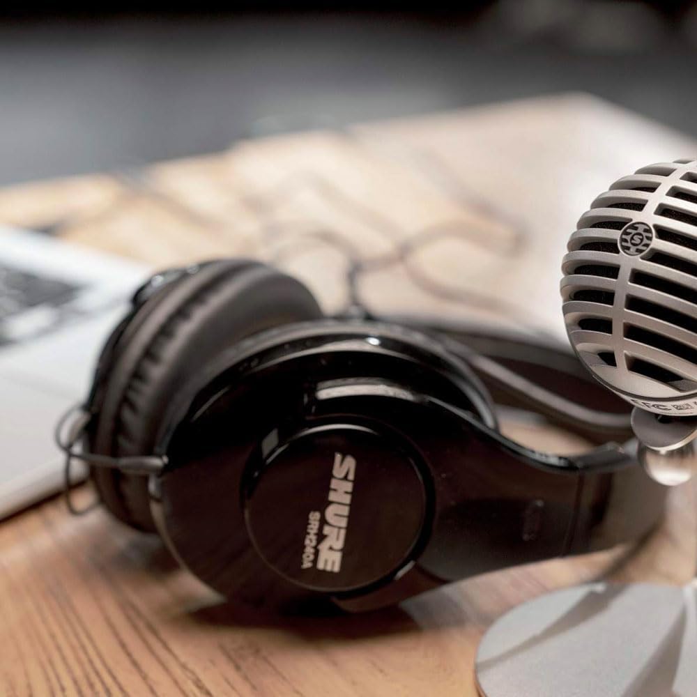 Shure SRH240A-BK Professional Quality Headphones Studio & Home