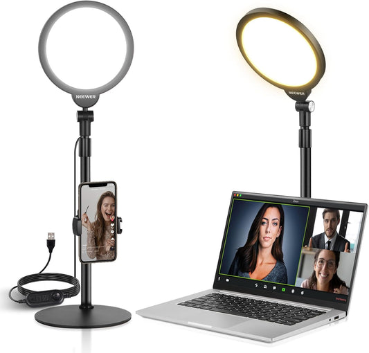Neewer R06 7" Desktop Selfie Ring Light Kit
