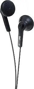 JVC HAF12B Black Earbud Headphones 3.5mm