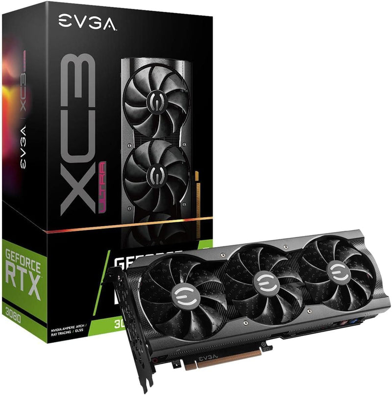 EVGA 10G-P5-3885-KR GeForce RTX 3080 XC3 Ultra Gaming GPU — main product image