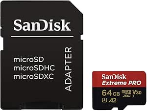 SanDisk SDSQXCG-064G-GN6MA 64GB Extreme PRO MicroSDXC Card